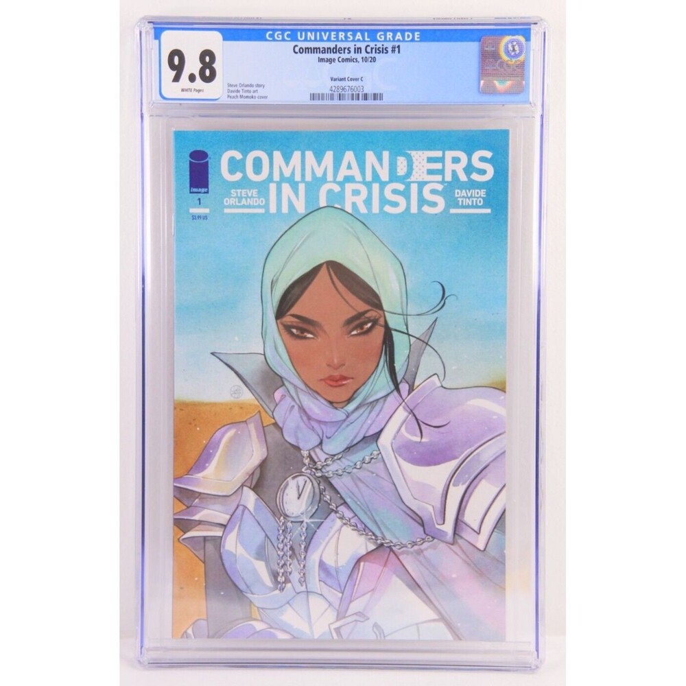 Commanders in Crisis #1 Peach Momoko Variant Cover Image Comics  CGC 9.8